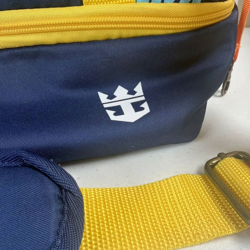 Royal Caribbean Blue Tropical Tote and Towel Set- Pre Owned Tote But New Towel